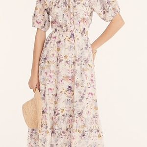 FLORA OBSCURA X J.CREW SIZE 4 NEW W/ TAGS KALEIDOSCOPE FLORAL